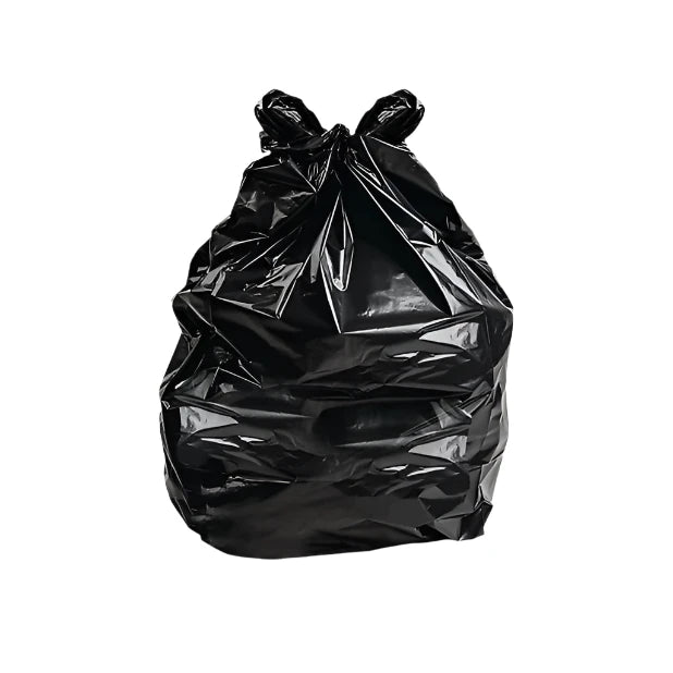 Black Bin Bags - 50L Bin Bag Refuse Sacks - Pack Of 45