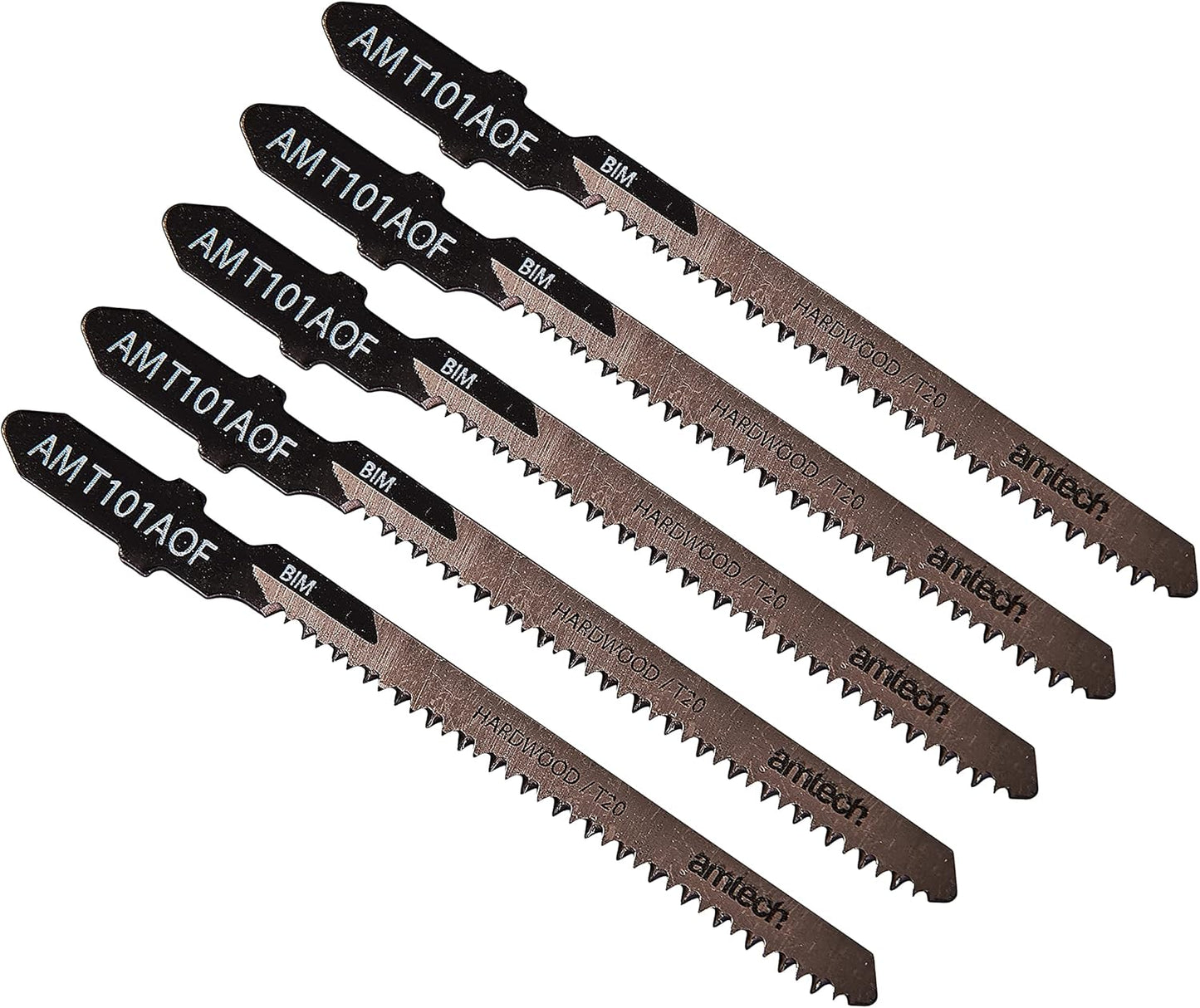 5pc Reverse Cut Wood Jigsaw Blade Set - T20