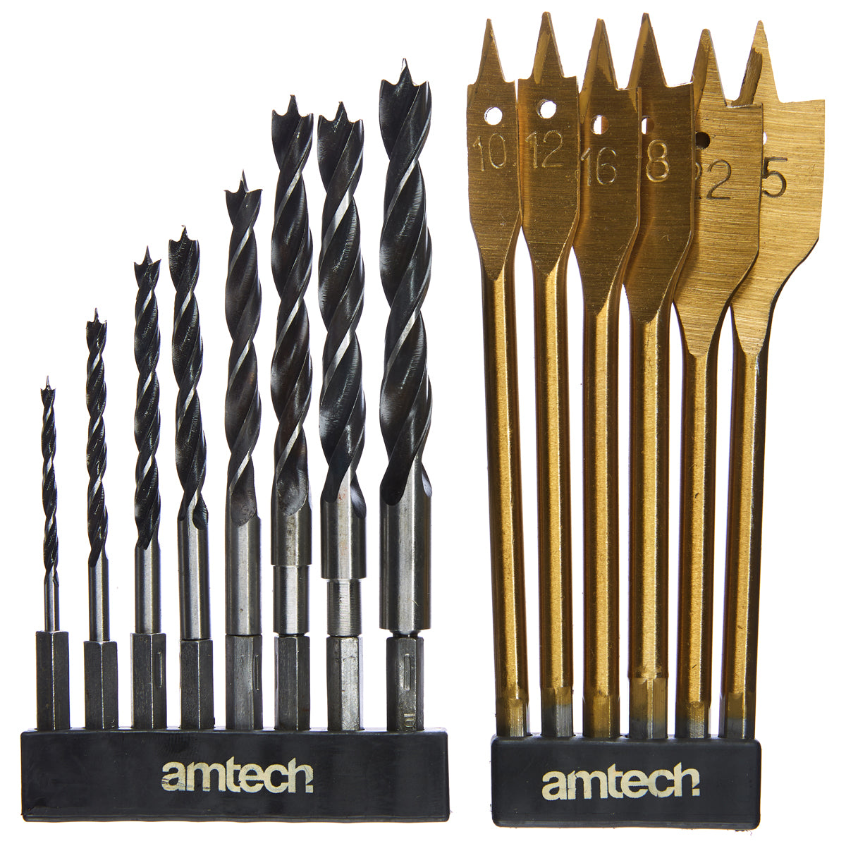14pc Hex Shank Wood Drill Set