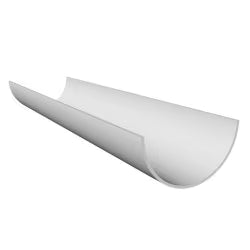 Freefoam Half Round Gutter 4m - White