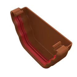 Freefoam Ogee External Stopend  - Caramel