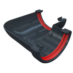 Freefoam Round 90° Angle - Anthracite Grey