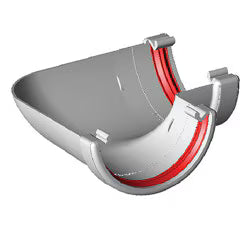 Freefoam Round 90° Angle - White