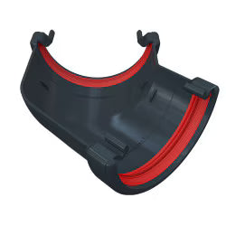 Freefoam Round 135° Angle - Anthracite Grey