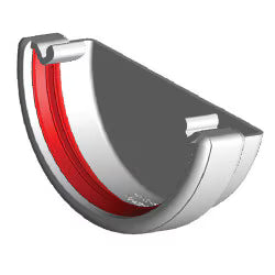 Freefoam Round External Stopend - White