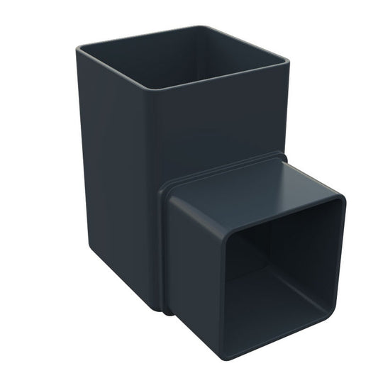 Freefoam Square 90° Offset Bend – Anthracite Grey