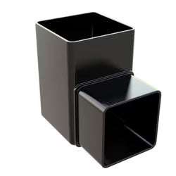 Freefoam Square 90° Offset Bend – Black