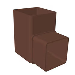 Freefoam Square 90° Offset Bend – Brown