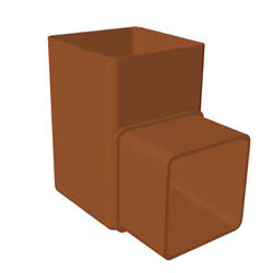 Freefoam Square 90° Offset Bend – Caramel