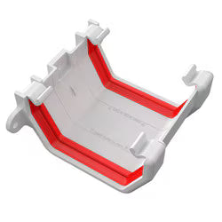 Freefoam Square Union Bracket - White
