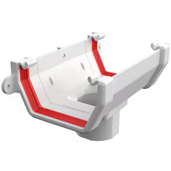 Freefoam Square Running Outlet - White