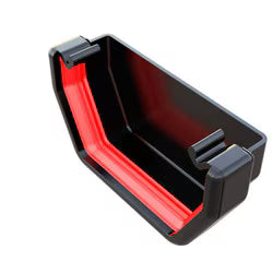 Freefoam Square External Stopend - Black