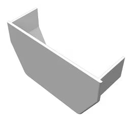 Freefoam Square Internal Stopend - White