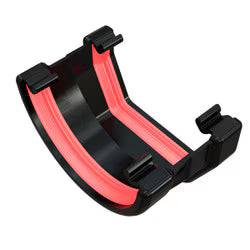 Freefoam Square To Round Gutter Apt - Black