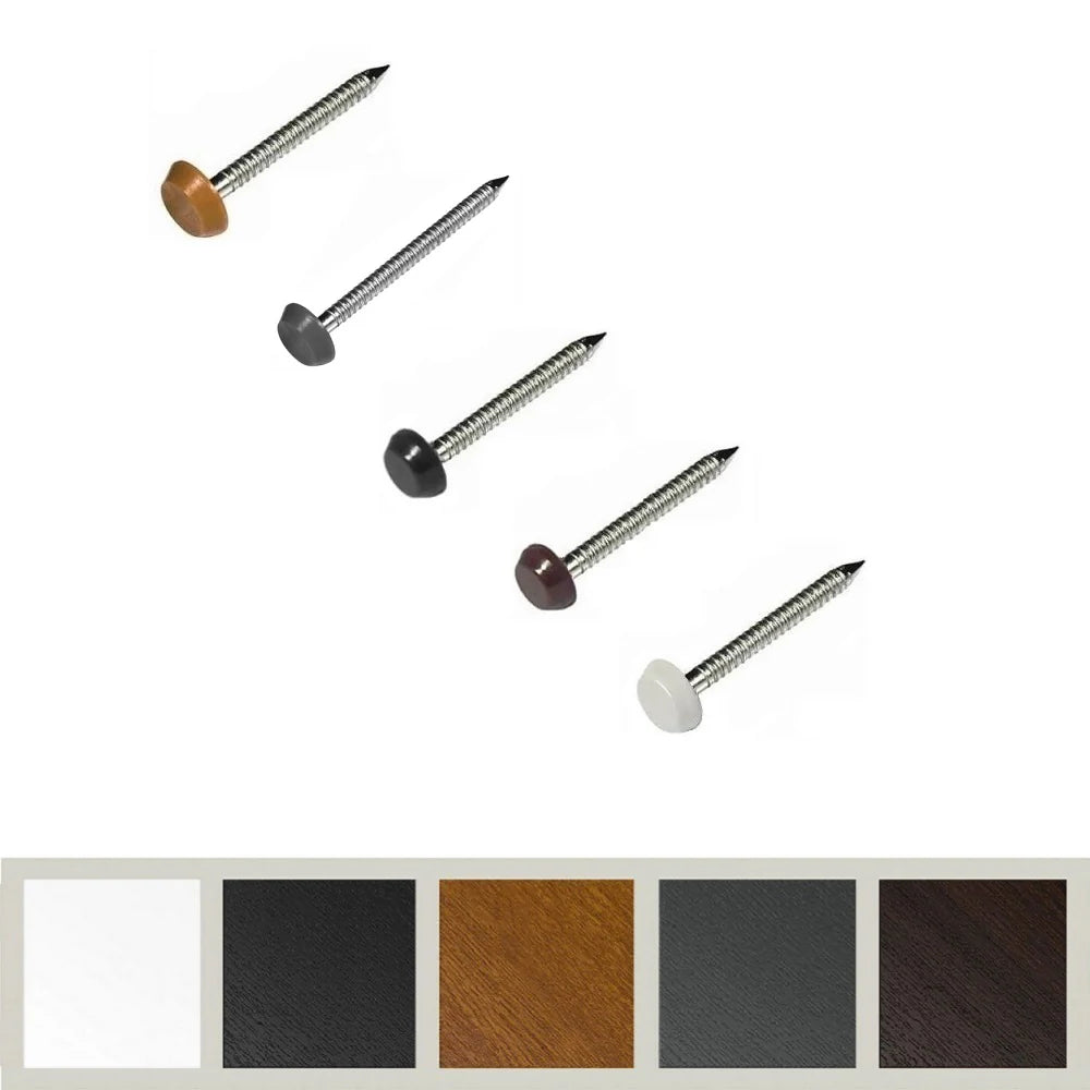 Plastic Headed Polymer Nails & Pins