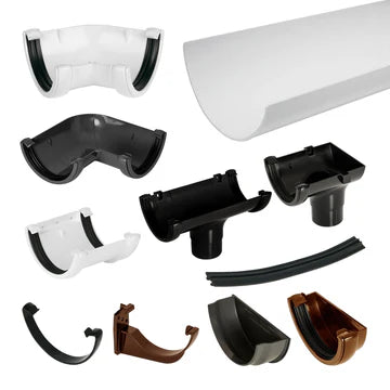 FloPlast Half Round Profile 112mm Gutter