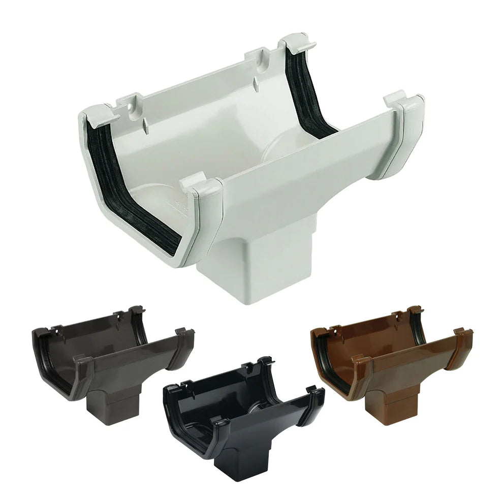 FloPlast Square Profile 114mm Gutter