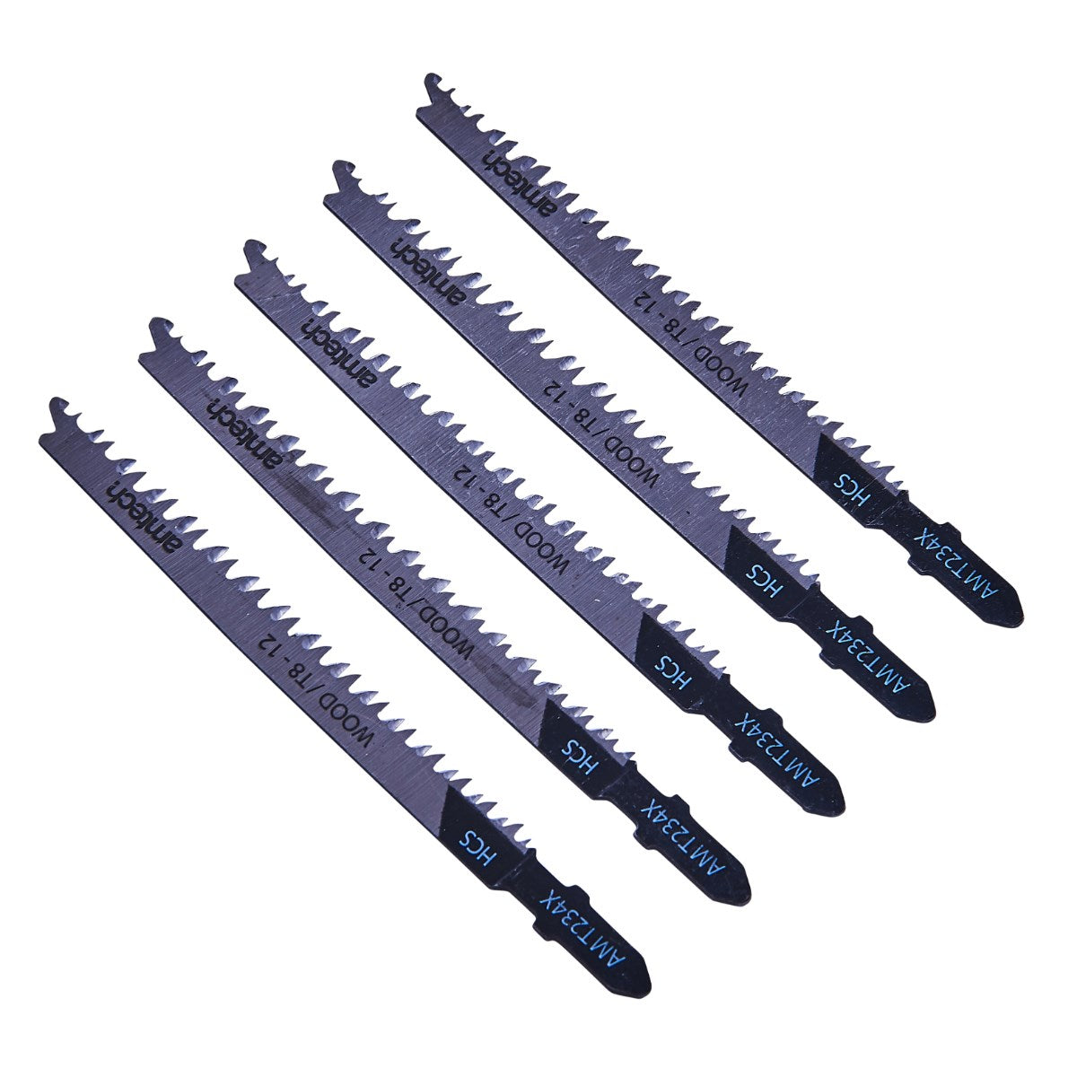 5pc Wood Jigsaw Blade Set - T8 - 12