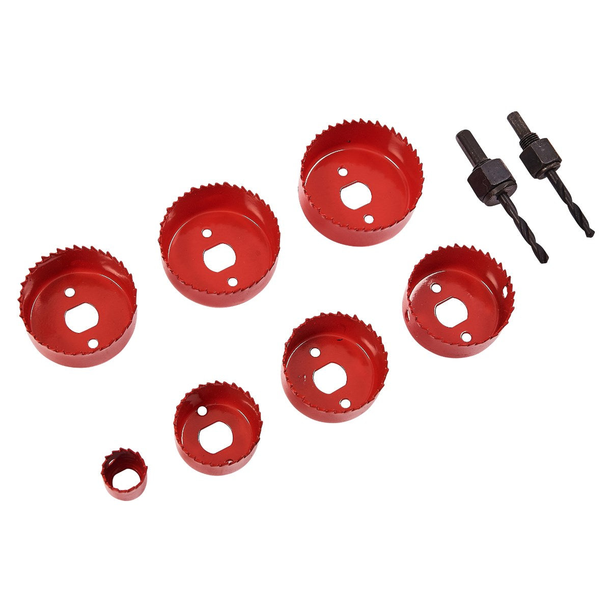 9pc Heavy Duty Hole Saw Set – Carbon Steel