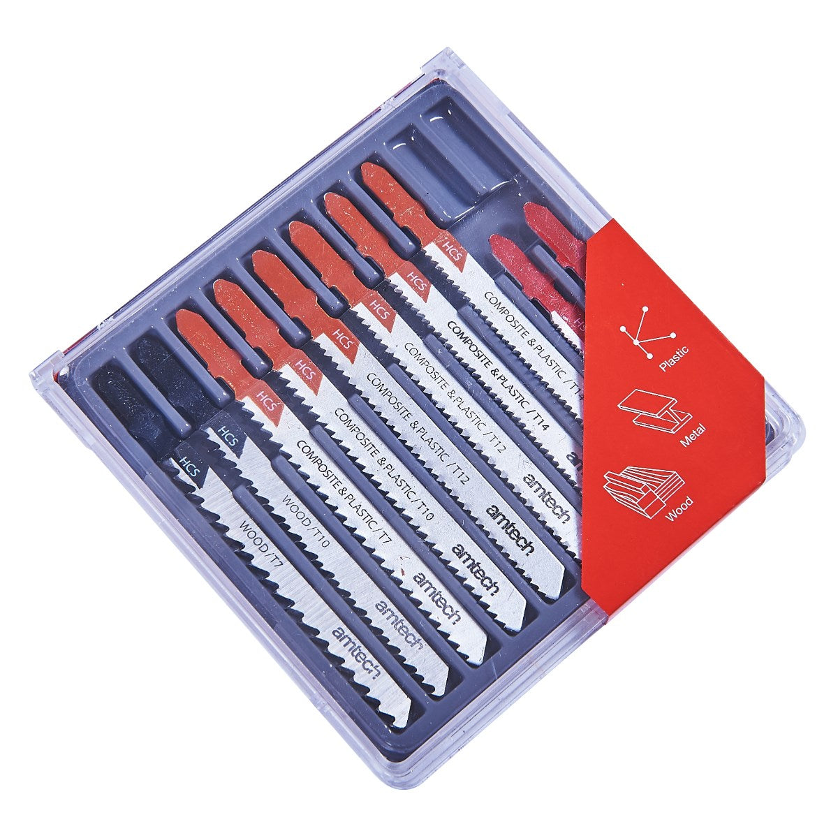 10pc Mixed Jigsaw Blades – T-Slot Fitting