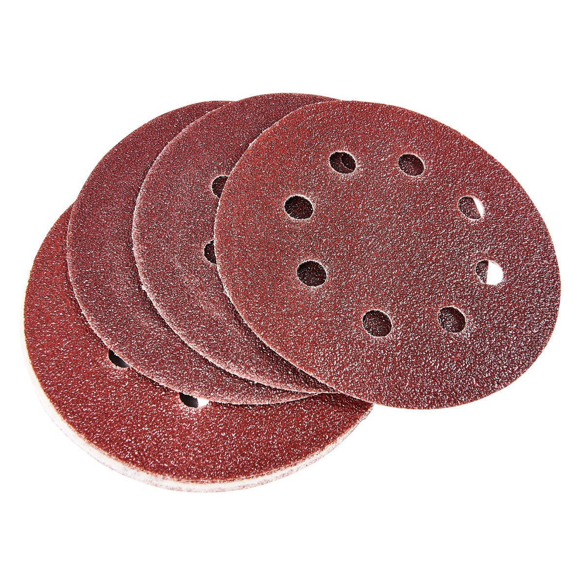 10pc Circular Sanding Sheet Set (P60 Grit) (Dia 115mm)