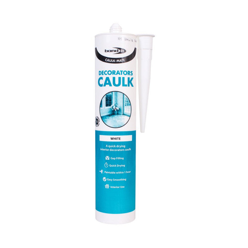 Bond-It - White - Caulk Mate Decorators Caulk Sealant - 300ml