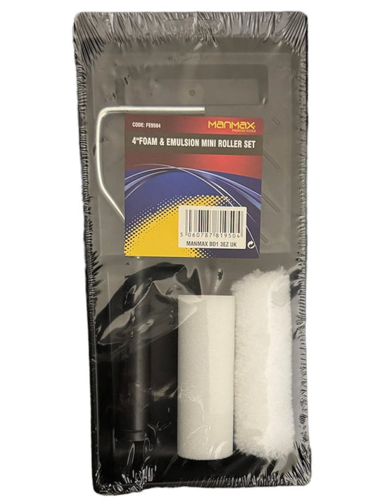 Manmax 4" Foam Roller Set