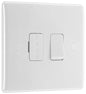 BG Electrical - 850 White Round Edge Switched Spur 13A