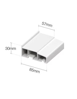 85mm uPVC Plastic Stub Window Sill 6m