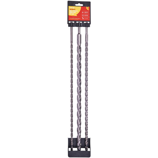 3pc 600mm SDS Drill Bit Set