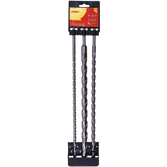 3pc 450mm SDS Drill Bit Set