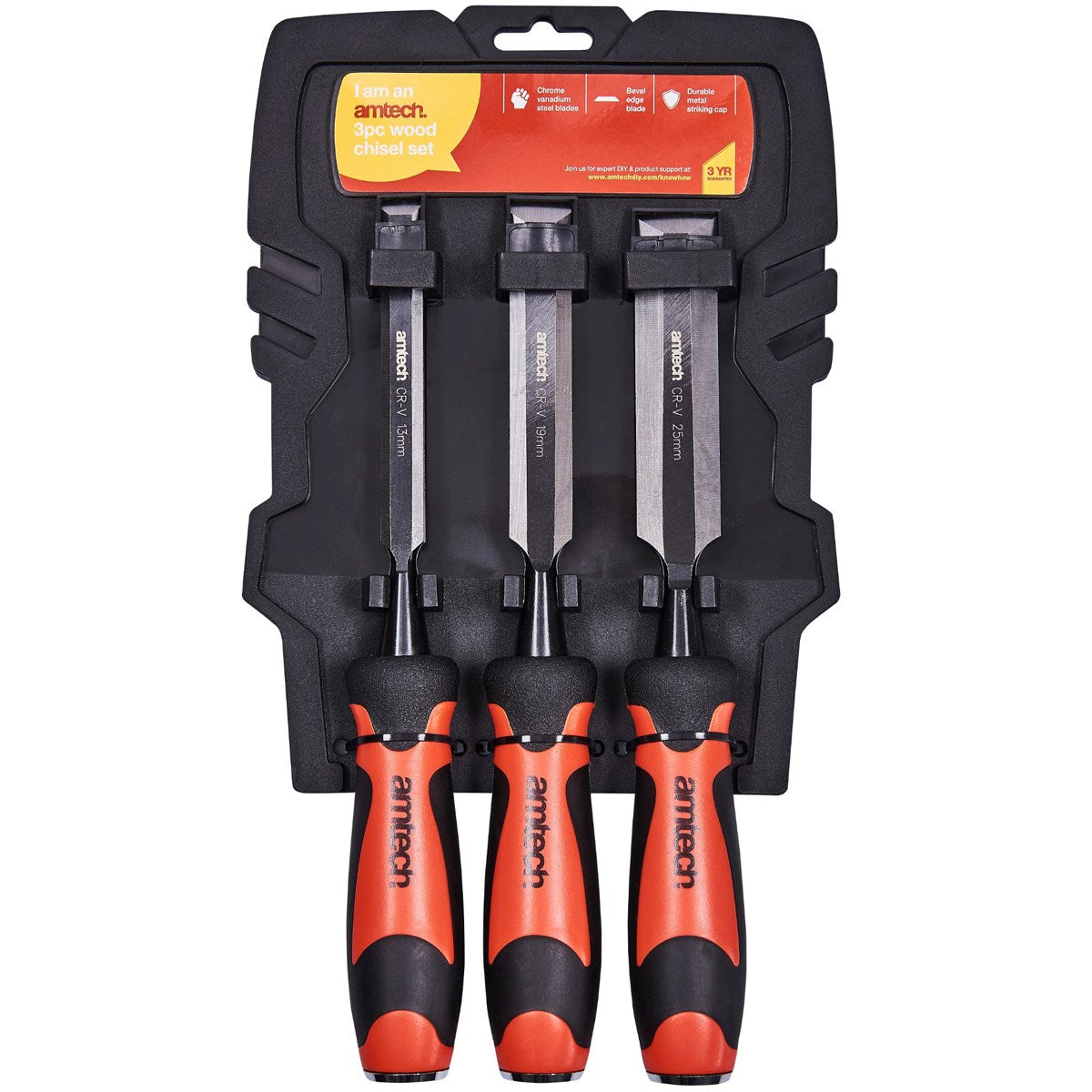 3pc Chisel Set