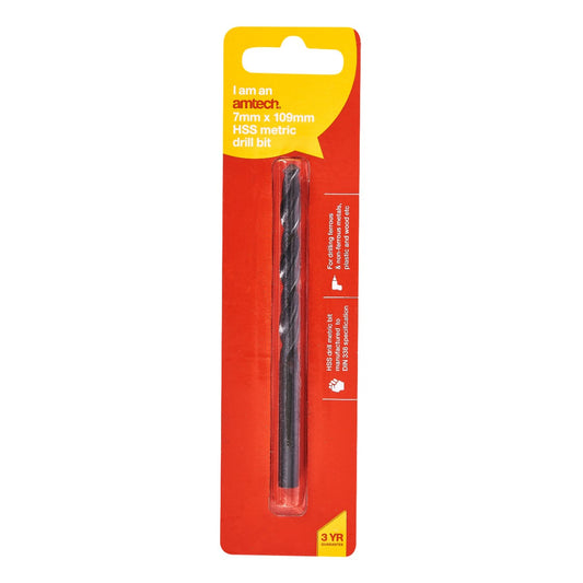 7mm x 109mm HSS Drill Bit