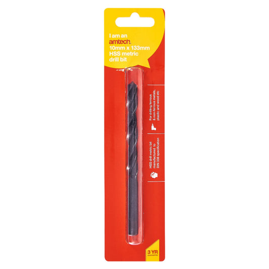 10mm x 133mm HSS Drill Bit