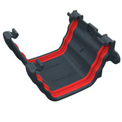 Freefoam Ogee Union Bracket - Anthracite Grey