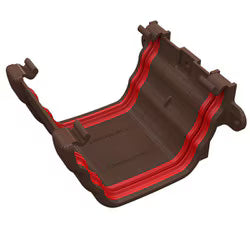 Freefoam Ogee Union Bracket - Brown