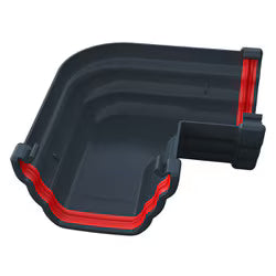 Freefoam Ogee 90° Gutter Angle -  Anthracite Grey