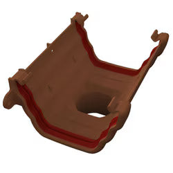 Freefoam Ogee Running Outlet - Caramel