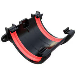 Freefoam Round Union Bracket - Black