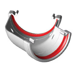 Freefoam Round 135° Angle - White