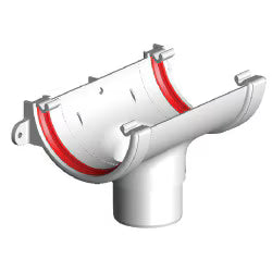 Freefoam Round Running Outlet - White