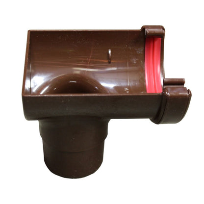 Freefoam Round Stopend Outlet - Brown