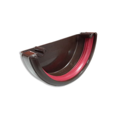 Freefoam Round External Stopend - Brown