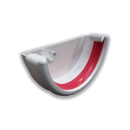 Freefoam Round External Stopend - White