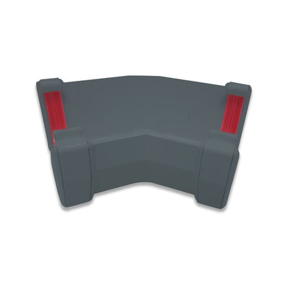 Freefoam Square 135° Angle - Anthracite Grey