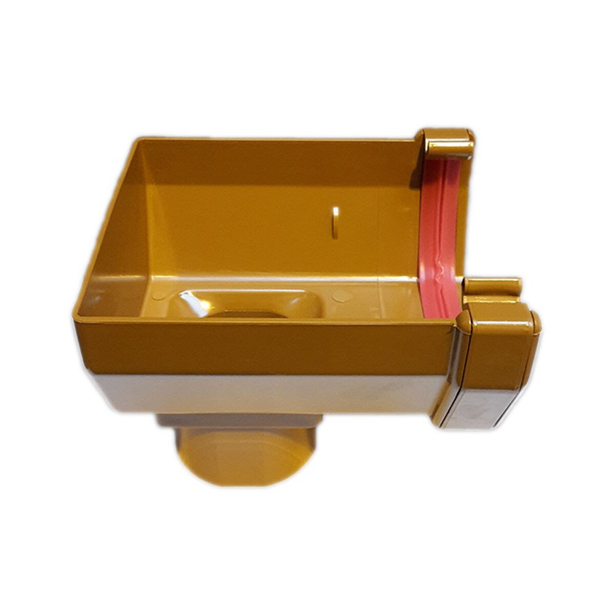 Freefoam Square Stopend Outlet - Caramel