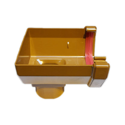 Freefoam Square Stopend Outlet - Caramel