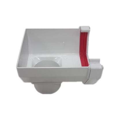 Freefoam Square Stopend Outlet - White