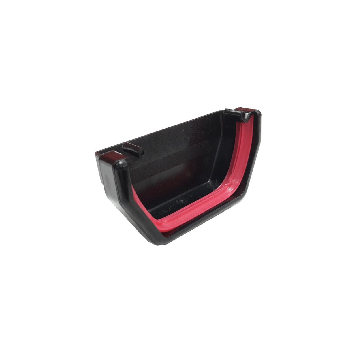 Freefoam Square External Stopend - Black