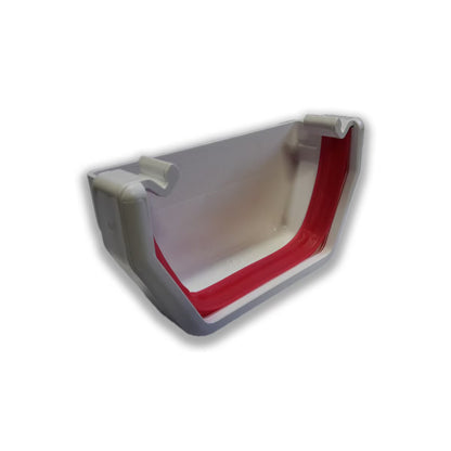 Freefoam Square External Stopend - White